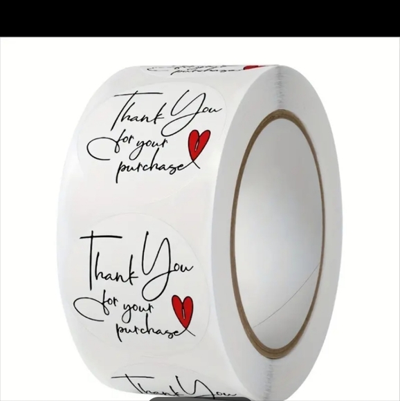 Other - Thank you for your purchase stickers